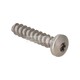 GROOVED OVAL HEAD SCREW